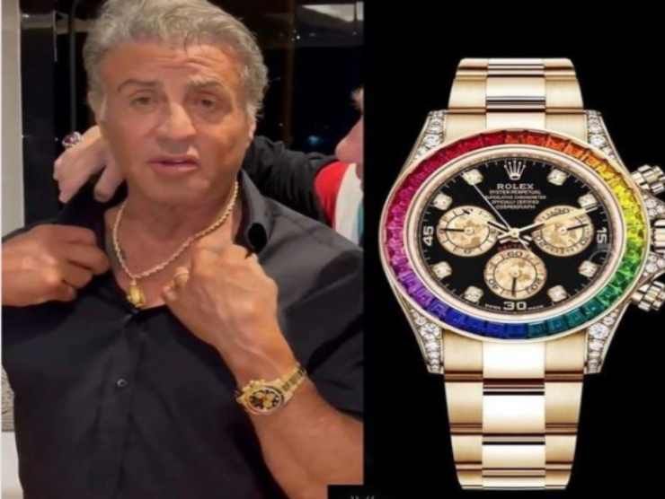 Sylvester Stallone con il suo costosissimo Rolex (Instagram) 17.11.2022 stylife