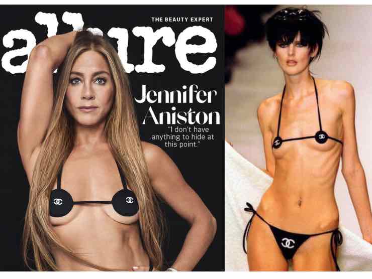 Jennifer Aniston e l'iconico bikini vintage di Chanel